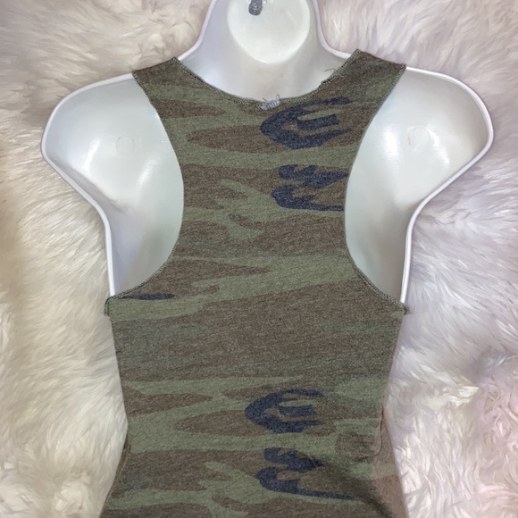 LIFT Gold Camo Racerback Graphic Tank Top - Picture 3 of 12